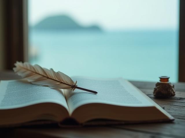 섬에서 보내는 편지를 담은 책